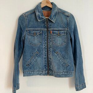 Levi's Shrunken Orange Label Zip Jacket